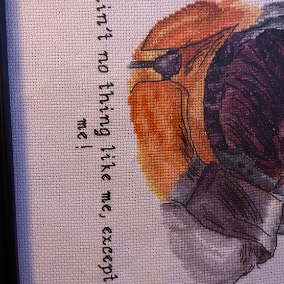 Cross Stitch Art Rocket Raccoon Guardians of the Galaxy - Picture 6 of 6